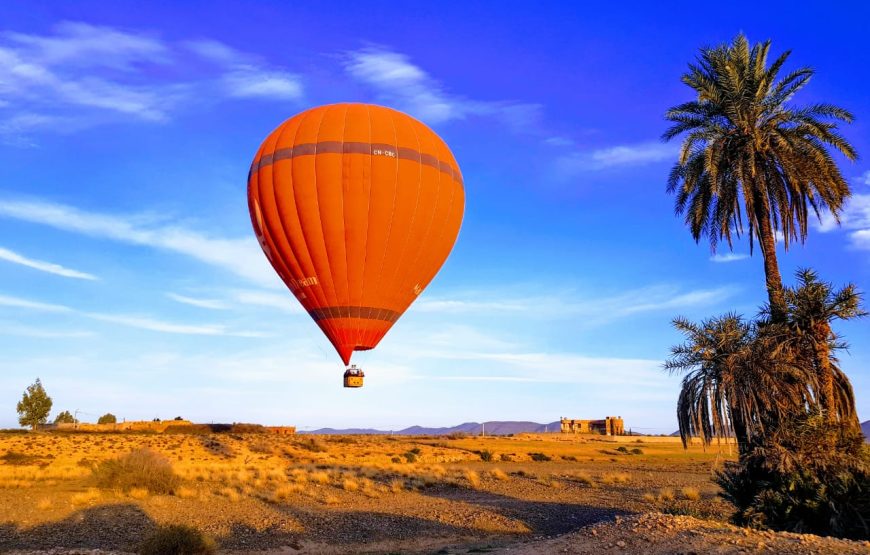 Hot air balloon in Marrakesh